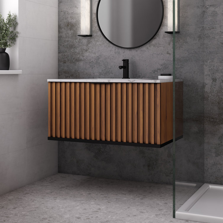 Bemma Terra 36" WallMounted Single Bathroom Vanity Set & Reviews Wayfair